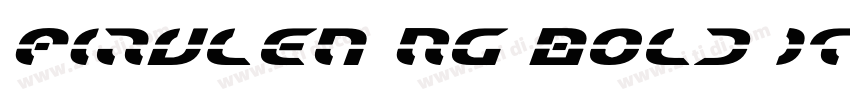 Pirulen Rg Bold Ital字体转换